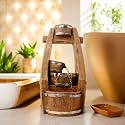 The Better Home Polyresin Water Fountain for Home Decor with LED Lights | Indoor Decor for Living Room, Tabletop, Hall, Office and Garden Outdoor | Waterfall Fountain for Gifting