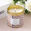 The Better Home Scented Candles for Home Décor (15Hrs Burn Time) Teak Wood Aroma Scented Candles for Bedroom Reusable Tin Jar|Diwali Decoration Items for Home Décor | Diwali Gifts