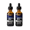 BETTER LIFE LAB Methylene Blue Pharmaceutical Grade 99.99% with Dropper, Health Dietary Supplement for Humans, No Formaldehyde, Made in USA (1% 50ml Bottle) 1 Fl Oz (2 Pack)