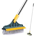 Bathroom Tiles Cleaner Brush with Long Handle 120? Rotating Floor Cleaning Supplies for Household, Kitchen Accessories Items 2 in 1 Floor Scrub Cleaning Brush (FC)