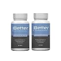 Better Nutrition Ayurvedic Testosterone Boosters Tablet for Workouts &amp; Gym Fitness | No Added Chemicals &amp; No Side Effects | 60 Tablet Each, Pack of 2