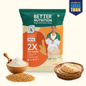 Better Nutrition Biofortified Wheat Atta | Naturally High in Protein | Iron & Zinc Rich (5 kg)