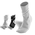 BetterGuards Lite Ankle Brace – Lightweight Sports Ankle Support for Men &amp; Women | Stabilizer for Comfort &amp; Mobility | Breathable, Non-Compression Fit for Sports, Training &amp; Recovery (White, Large, Left)