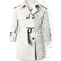 Betusline Boys Waterproof Trench Coat Double Breasted Jacket Dress Coats