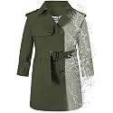 Betusline Boys Waterproof Trench Coat Double Breasted Jacket Dress Coats