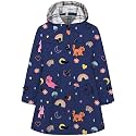 Betusline Girl's Single Breasted Trench Coat Hooded Dress Coat Outerwear