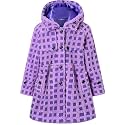 Betusline Girls' Dress Coat Hoodie Wool Blend Coats Fall Winter Peacoat