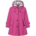Betusline Girls' Dress Coat Hoodie Wool Blend Coats Fall Winter Peacoat