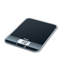 Beurer Black KS 19 Kitchen Scales with Modern Touch Key Operation