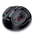 Beurer FM90 Shiatsu And Air Compression Corded Electric Foot Massager|Dual Massage Function|Optional Heat Function|3 Pre-Set Programmes, Black