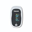 Beurer PO 20 Pulse Oximeter for Adults with Perfusion Index & Colour Display | German Engineered Fingertip Oximeter for Blood Oxygen Saturation (SpO2) & Pulse Rate Monitoring | 4 Rotation Views | Painless Use | 3 Year