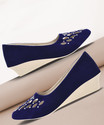 Beutix Women Bellies Sandal (Blue , 4)