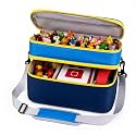 Bevegekos Carrying Case for Toniebox Gen 1 and Gen 2, Large, Navy/Sky Blue