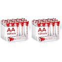 BEVIGOR Lithium Batteries AA Size 32 Pack 1.5V Longer Lasting Double A Battery for Security Alarm System, Remote Controlled Vehicle Batteries【Non-Rechargeable】