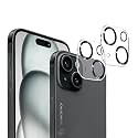 BEVY Tempered Glass Accessories, Iphone 14 Pro Max Camera Lens Protector, Iphone Pro 14, Iphone Camera Lens Protector (15/15 Plus)