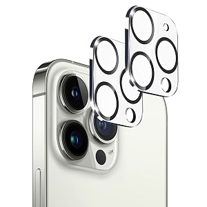 bevy 2 pack iphone 13 pro camera lens protector - 9h glass - 13 pro max camera protector - premium camera lens cover iphone for 13 proiphone 13 pro max - does not affect flash shots