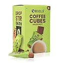 Bevzilla 10 Hazelnut Flavour Instant Coffee Cubes| Made with Organic Date Palm Jaggery &amp; Arabica Beans | No Refined Sugar | No Preservatives | Coffee Premix with Real Ingredients| Enjoy Hot &amp; Cold