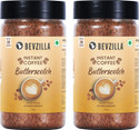 Bevzilla Pack of 2 English Butterscotch Coffee Powder Instant Coffee (2 x 75 g, Butterscotch Flavoured)
