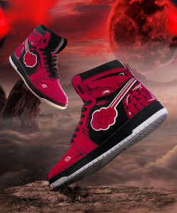 BEWAKOOF Akatsuki Color Block High-Top Sneakers For