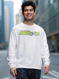 BEWAKOOF Graphic Print Men Round Neck White