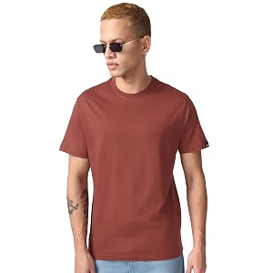 bewakoof men39s 100 cotton solid regular fit half sleeve round neck t-shirt  tshirt for men cotton casual wear  street wear