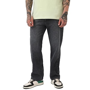 Bewakoof Mens Baggy Fit Jeans