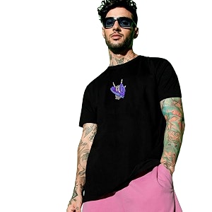 Bewakoof Mens Cotton Graphic Print Regular Fit