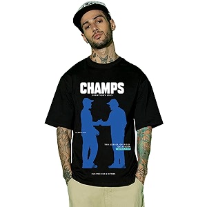 Bewakoof Mens Cotton Graphic Print Oversized Fit