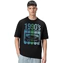 Bewakoof Men39s Cotton Graphic Print Oversized Fit