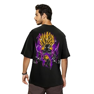 Bewakoof Mens Gohan Graphic Printed 100 Cotton