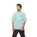 Bewakoof Men39s Solid Oversized Fit Half Sleeve