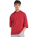 Bewakoof Men39s Solid Oversized Fit Half Sleeve