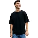 Bewakoof Men39s Solid Oversized Fit Half Sleeve