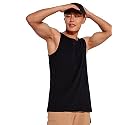 Bewakoof Men39s Solid Regular Fit Sleeveless Round