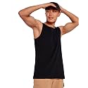 Bewakoof Men39s Solid Regular Fit Sleeveless Round