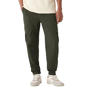 Bewakoof Mens Solid Super Loose Fit Nylon