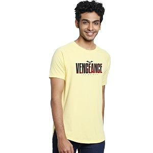 Bewakoof Mens Typography 100 Cotton T-Shirt -