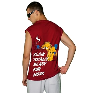 bewakoof men39s cartoon loose fit vest