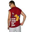 Bewakoof Men's Cartoon Loose Fit Vest