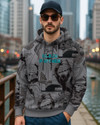 BEWAKOOF Men Full Sleeve Printed Hooded Sweatshirt