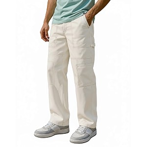 Bewakoof Men Mid Rise 100 Cotton Solid