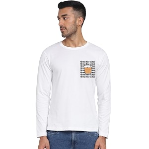 Bewakoof Men Typography Regular Fit Full Sleeve