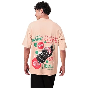 Bewakoof Official Coca Cola Merchandise Mens Graphic