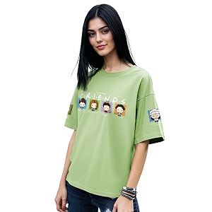 Bewakoof Official Friends Merchandise Womens Graphic Printed