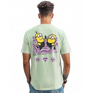 Bewakoof X Minions Mens Cotton Graphic Print