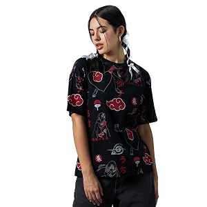 Bewakoof Official Naruto Merchandise Womens 100 Cotton