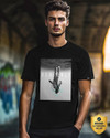 BEWAKOOF Printed Men Round Neck Black T-Shirt