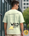BEWAKOOF Printed Men Round Neck Green T-Shirt