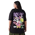 Bewakoof Women39s Cotton Graphic Print Oversized Fit