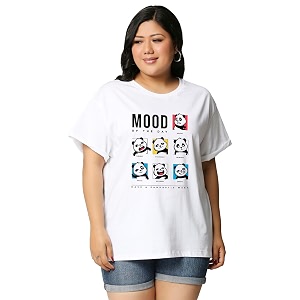 Bewakoof Womens Cotton Relaxed Fit Graphic Print